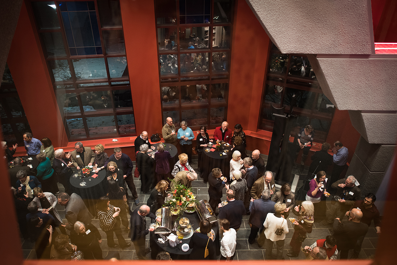 Image of reception at the Palmer Museum of Art